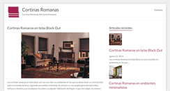 Desktop Screenshot of cortinasromanas.com